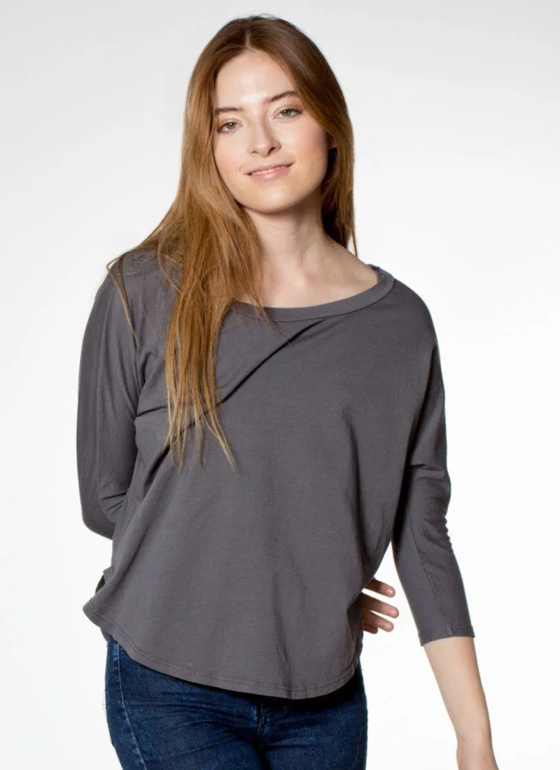 Organic Cotton Mid-Sleeve Tee