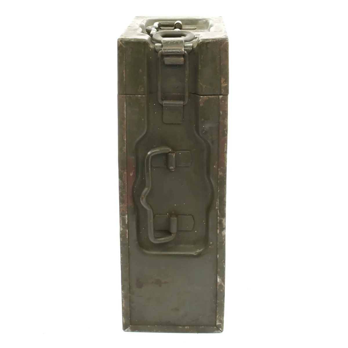 Original German WWII Flak 38 Anti-Aircraft Gun 20 mm Magazine with Case and Inter Rounds - Flakvierling 38