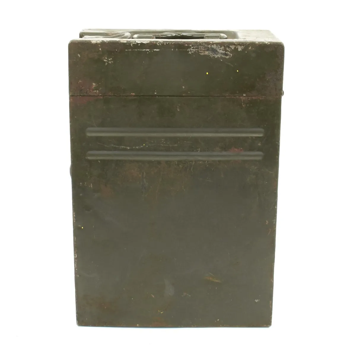 Original German WWII Flak 38 Anti-Aircraft Gun 20 mm Magazine with Case and Inter Rounds - Flakvierling 38