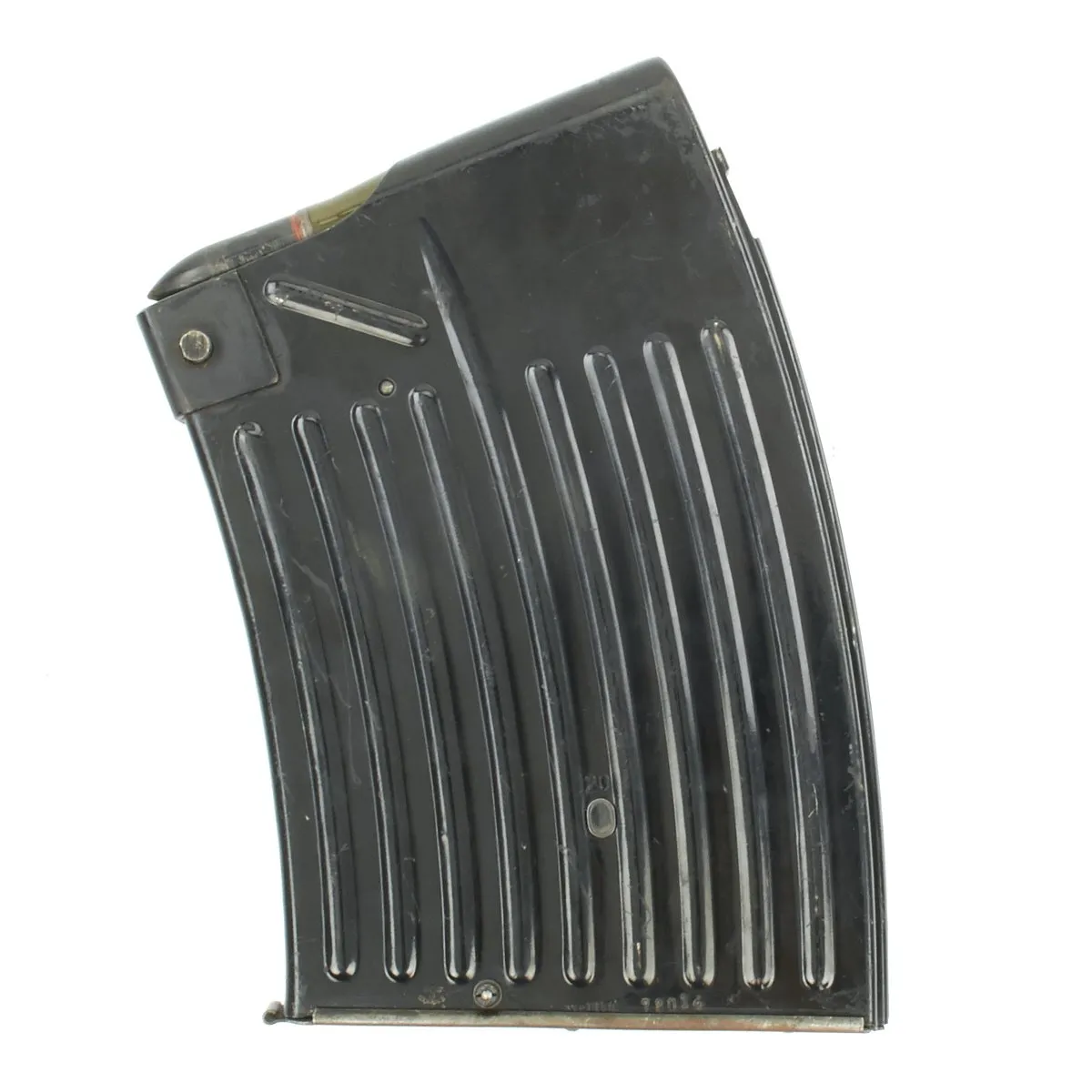 Original German WWII Flak 38 Anti-Aircraft Gun 20 mm Magazine with Case and Inter Rounds - Flakvierling 38