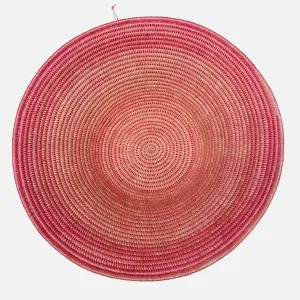Pink Woven Decorative bowl