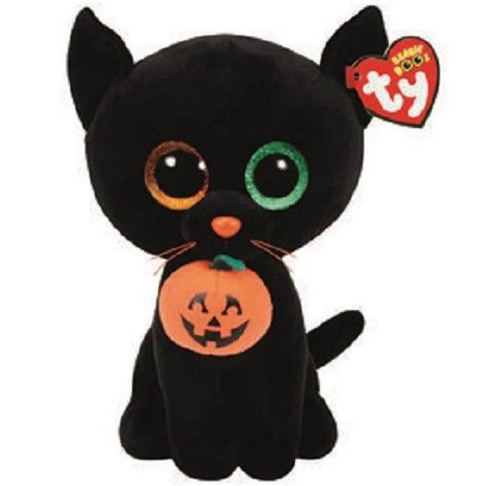 Plush Animal Doll Shadow Black Cat Soft Stuffed Toys Halloween Gift