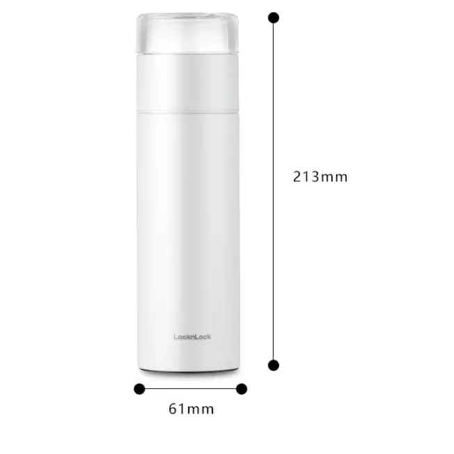 Portable Tea Separation Thermos Cup - Stylish Stainless Steel Water Cup
