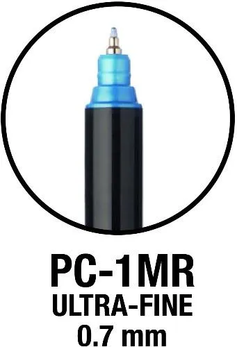 Posca PC - 1M Ultra-Fine Bullet Tip - Set of 16 Colours