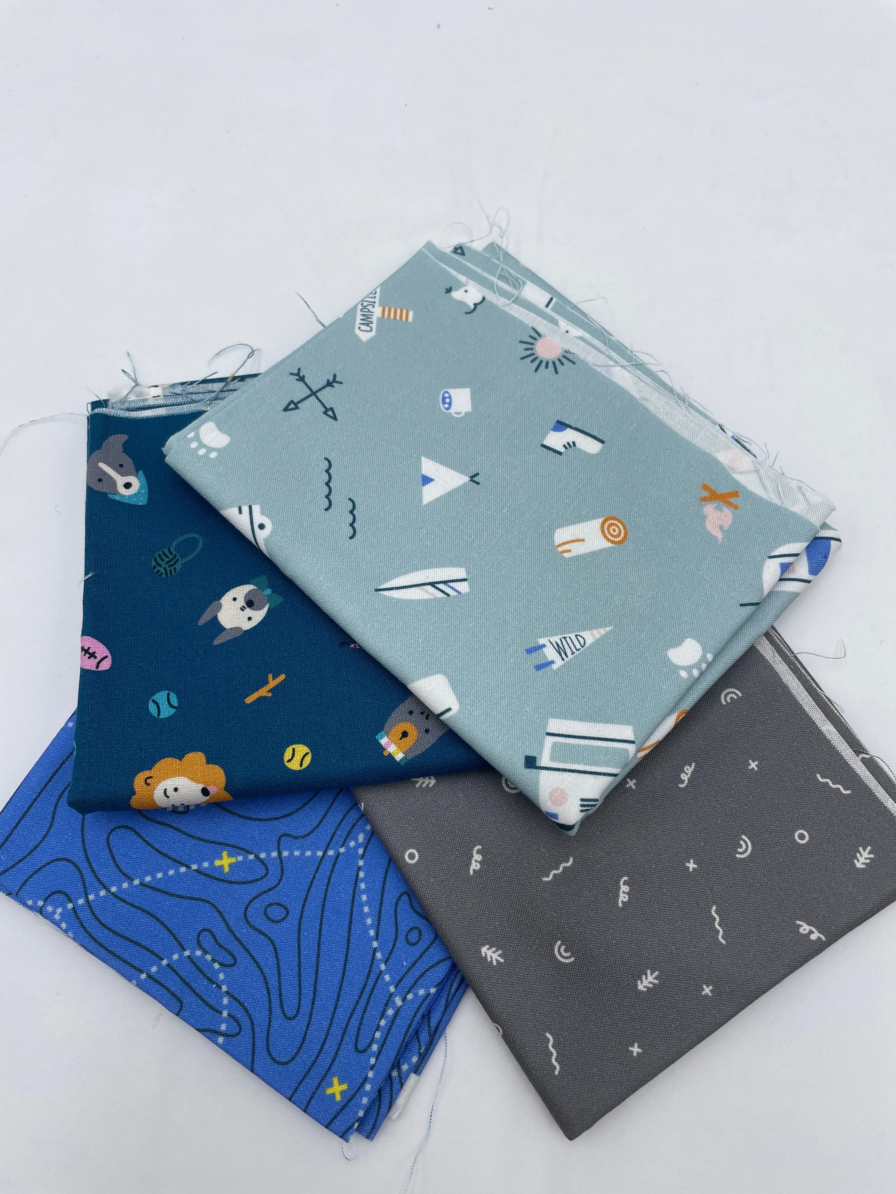 Quilting Cotton Bundle, Mixed Happy Camper #2 (WQC1912)