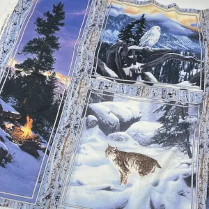 Quilting Cotton Panel, Moose in Last Light (WQC1626)