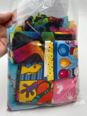 Quilting Cotton Scrap Bag, Mixed I Spy #1 (WQC1932)
