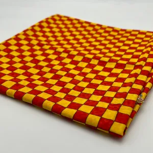 Quilting Treasures Quilting Cotton, Red & Yellow Checkerboard (WQC2380)