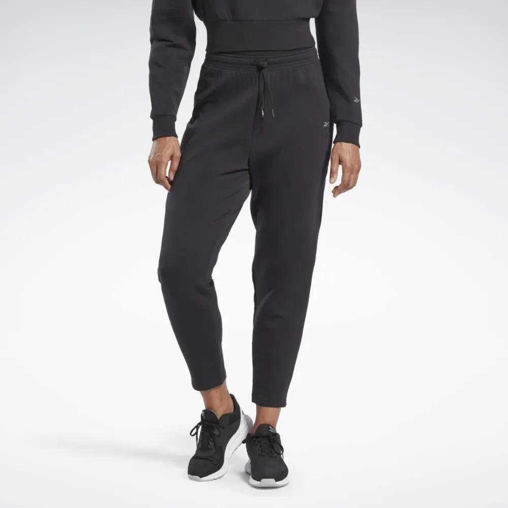 Reebok Apparel Women DreamBlend Cotton Knit Pants BLACK