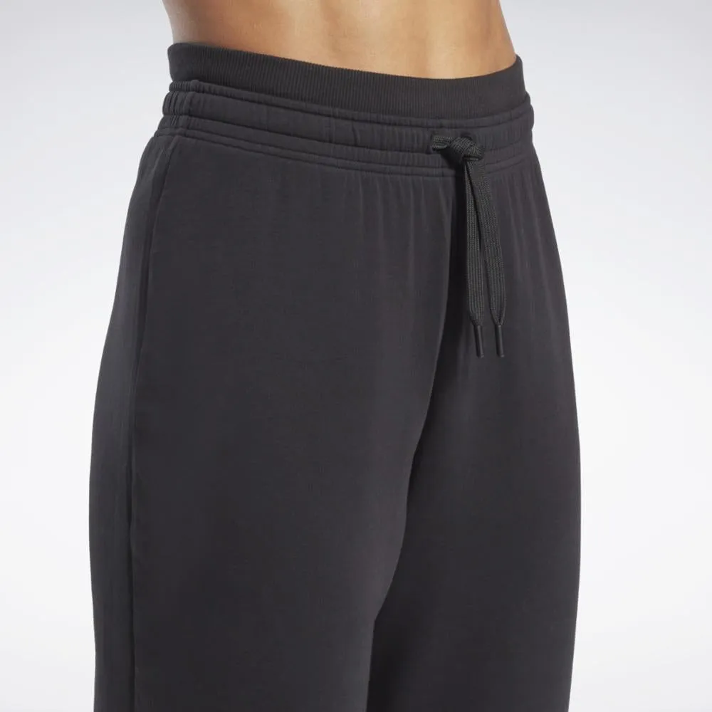 Reebok Apparel Women DreamBlend Cotton Knit Pants BLACK