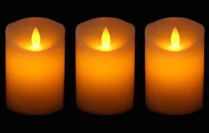 Saubhagya Global Acrylic Flickering LED Flameless Swing Candle Height:7cm Lights for Party Wedding Birthday Festival Romantic Dinner Decor 2*CR2032 Batteries Required (Included) (3)