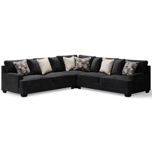 Signature Design by Ashley Lavernett Fabric 3 pc Sectional 5960366/5960377/5960367