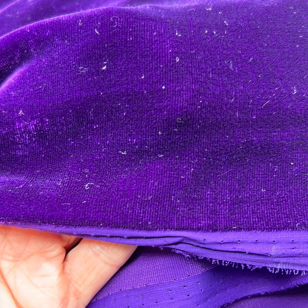 Silk Blend Velvet, Deep Purple (WCV0261)