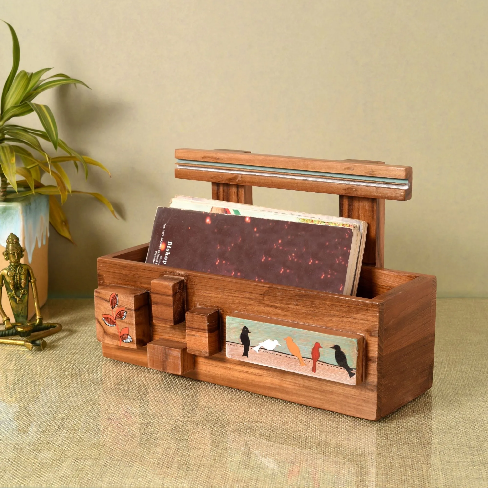 Sitting Birds Magazine Racks (12x5.5x7.5