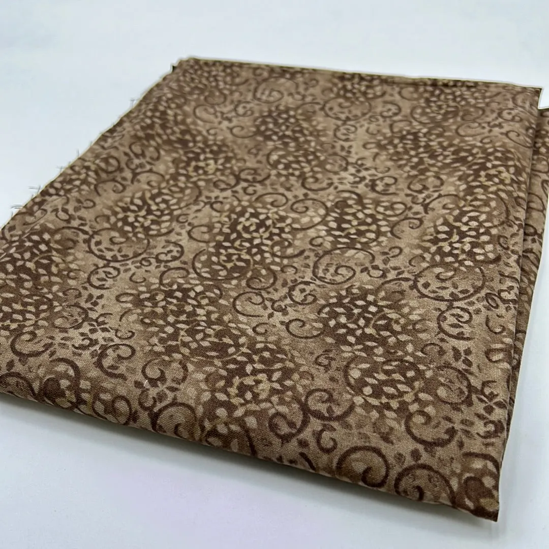 South Seas Quilting Cotton, Brown (WQC1962)