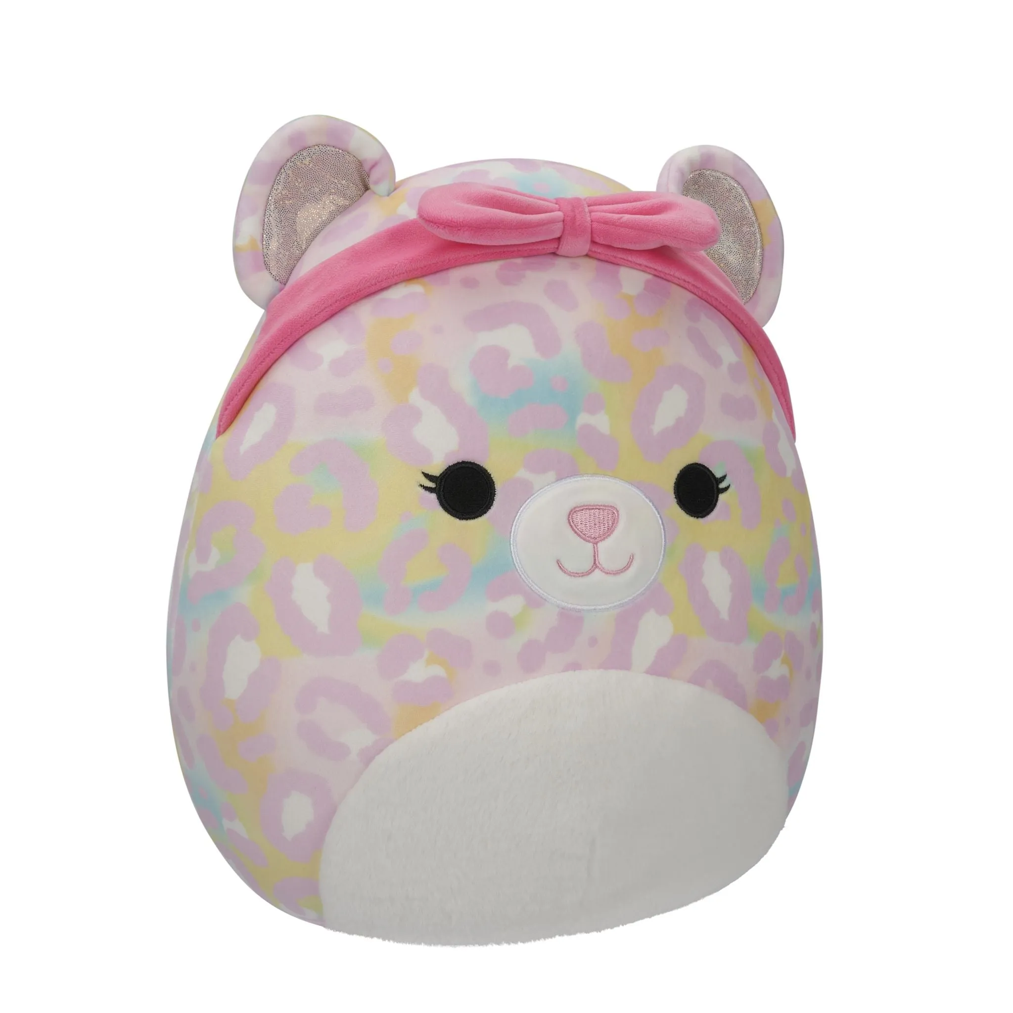 Squishmallows 12 Inch Plush  Michaela The Pink Rainbow Leopard