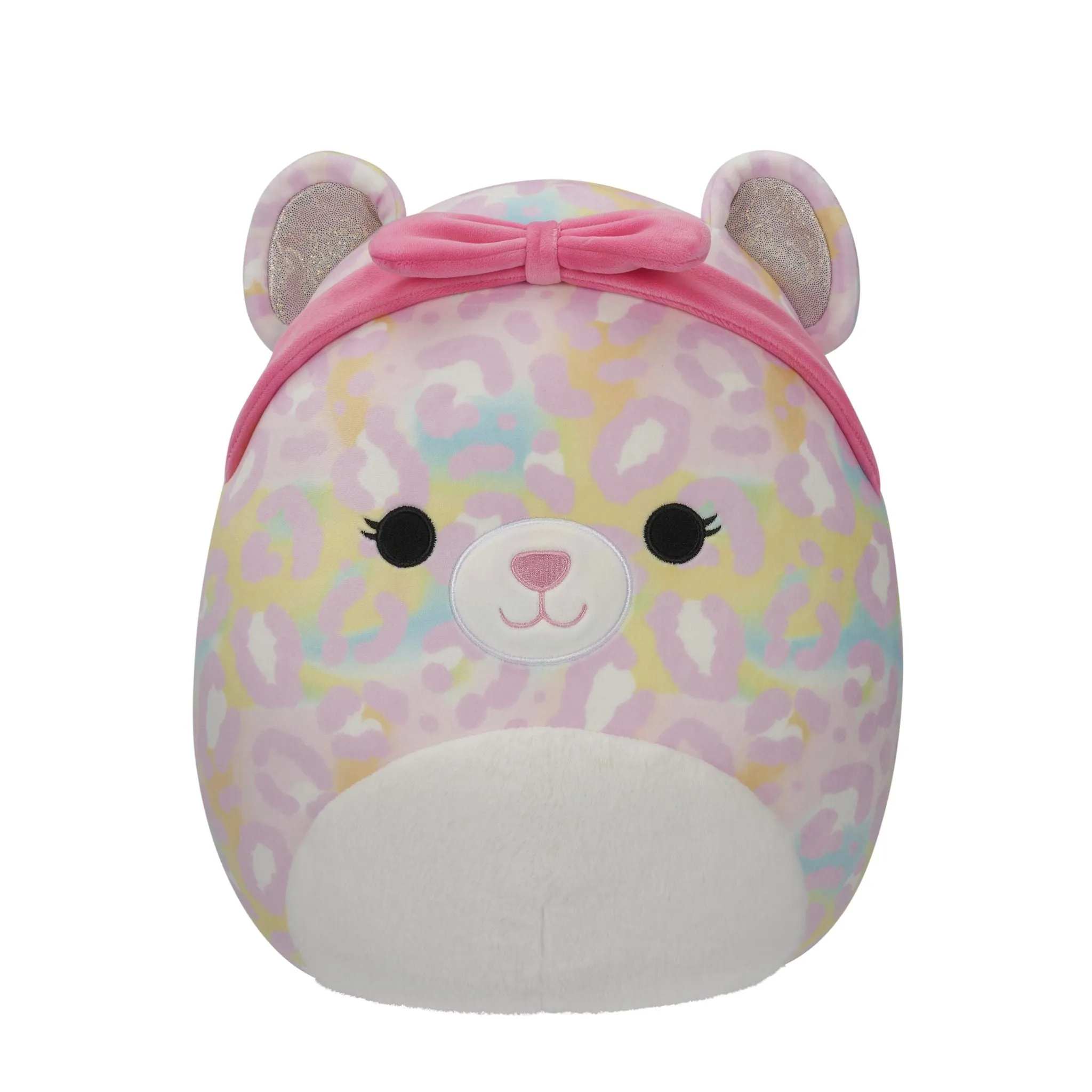 Squishmallows 12 Inch Plush  Michaela The Pink Rainbow Leopard