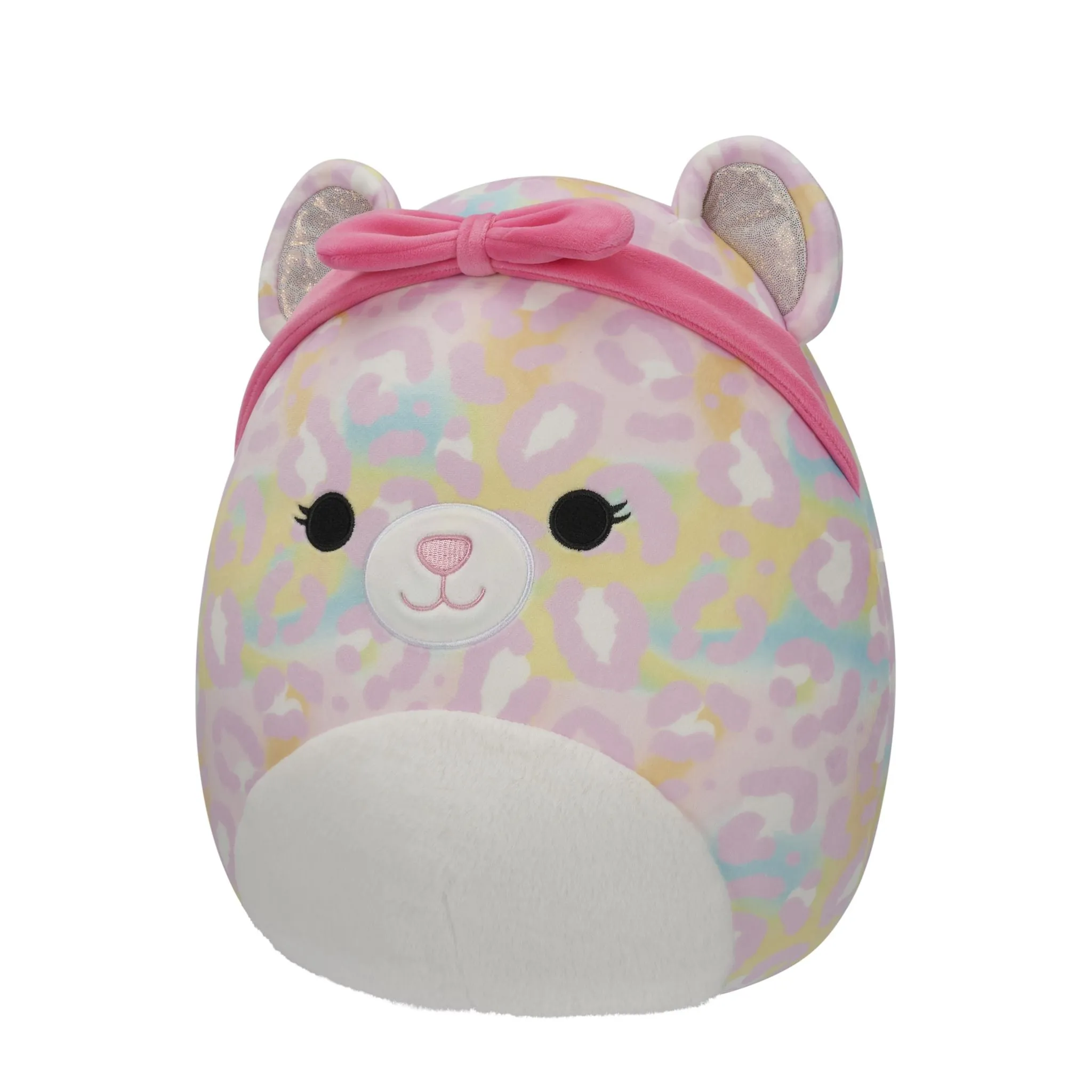 Squishmallows 12 Inch Plush  Michaela The Pink Rainbow Leopard