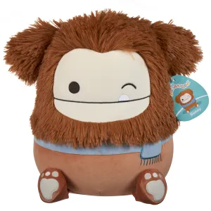 Squishmallows 12 Inch Plush S20 Benny  Winking Brown Bigfoot With Scarf