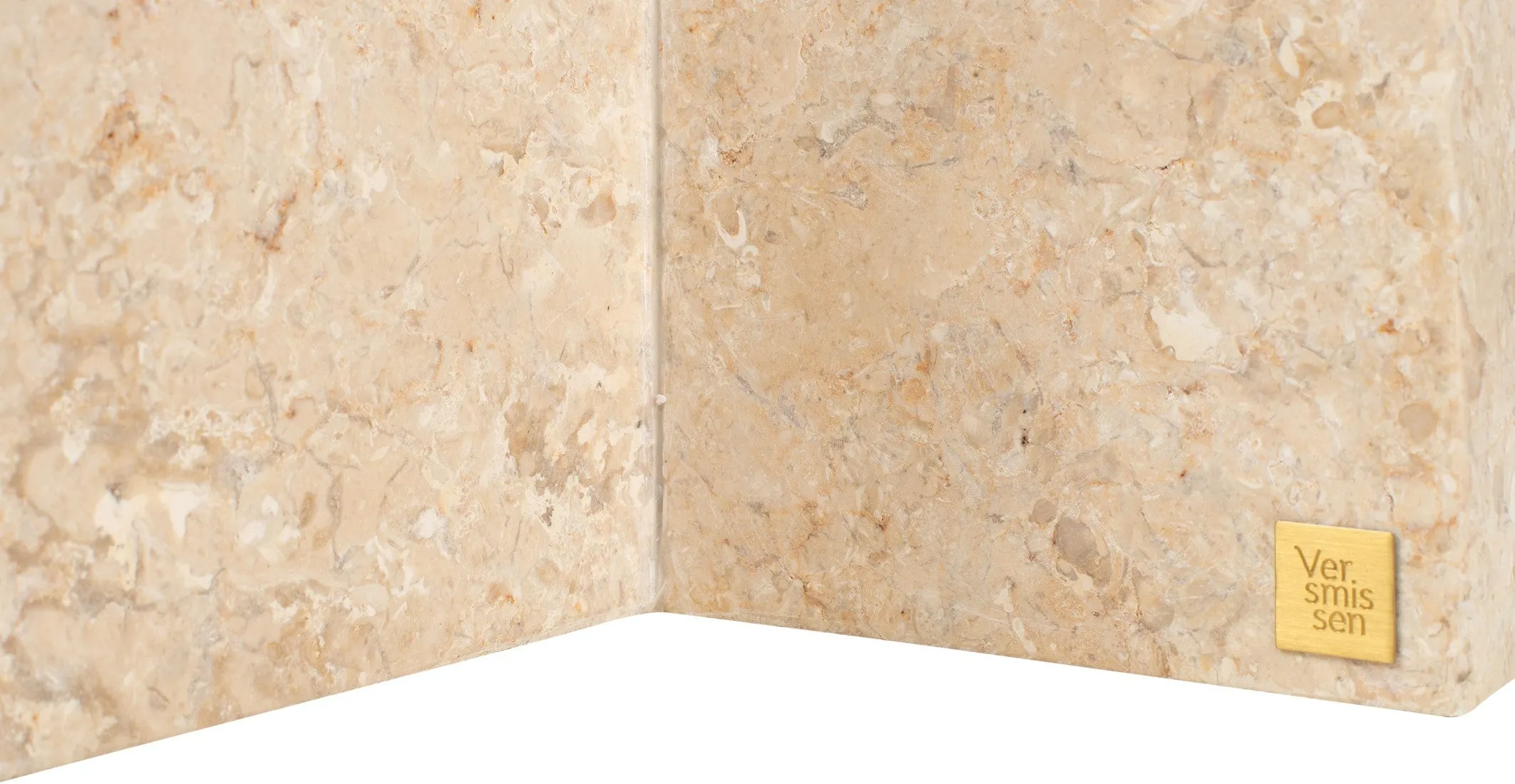 Sullivan Plus Side Table in Cream Marble