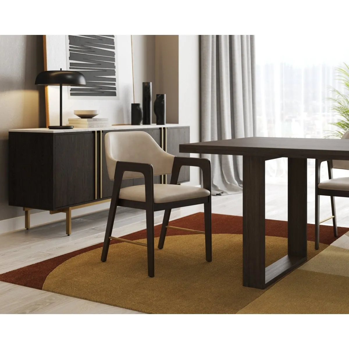 Sunpan Briar Sideboard - Dark Brown