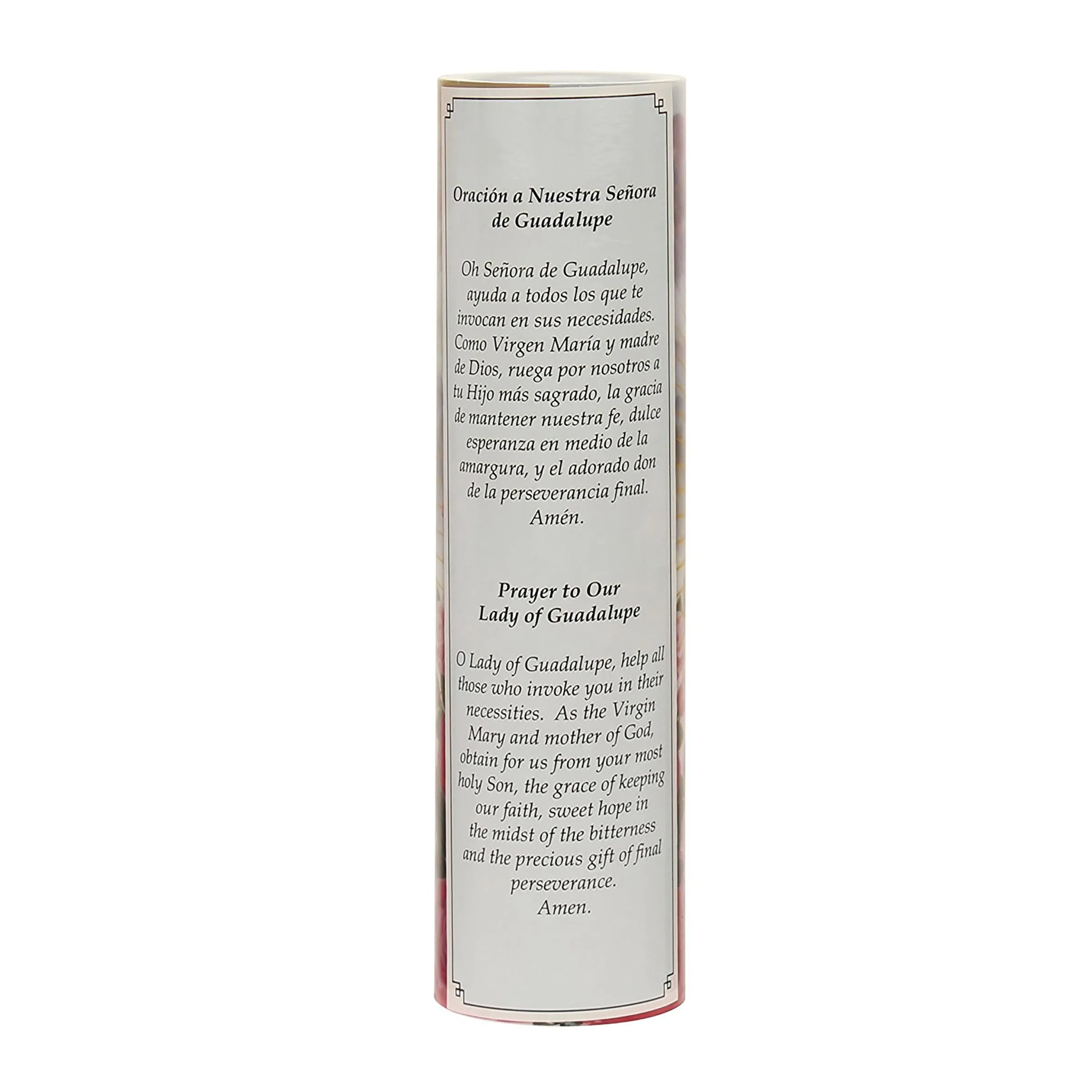 Virgin of Guadalupe Flameless LED Prayer Candle with Timer (WS)