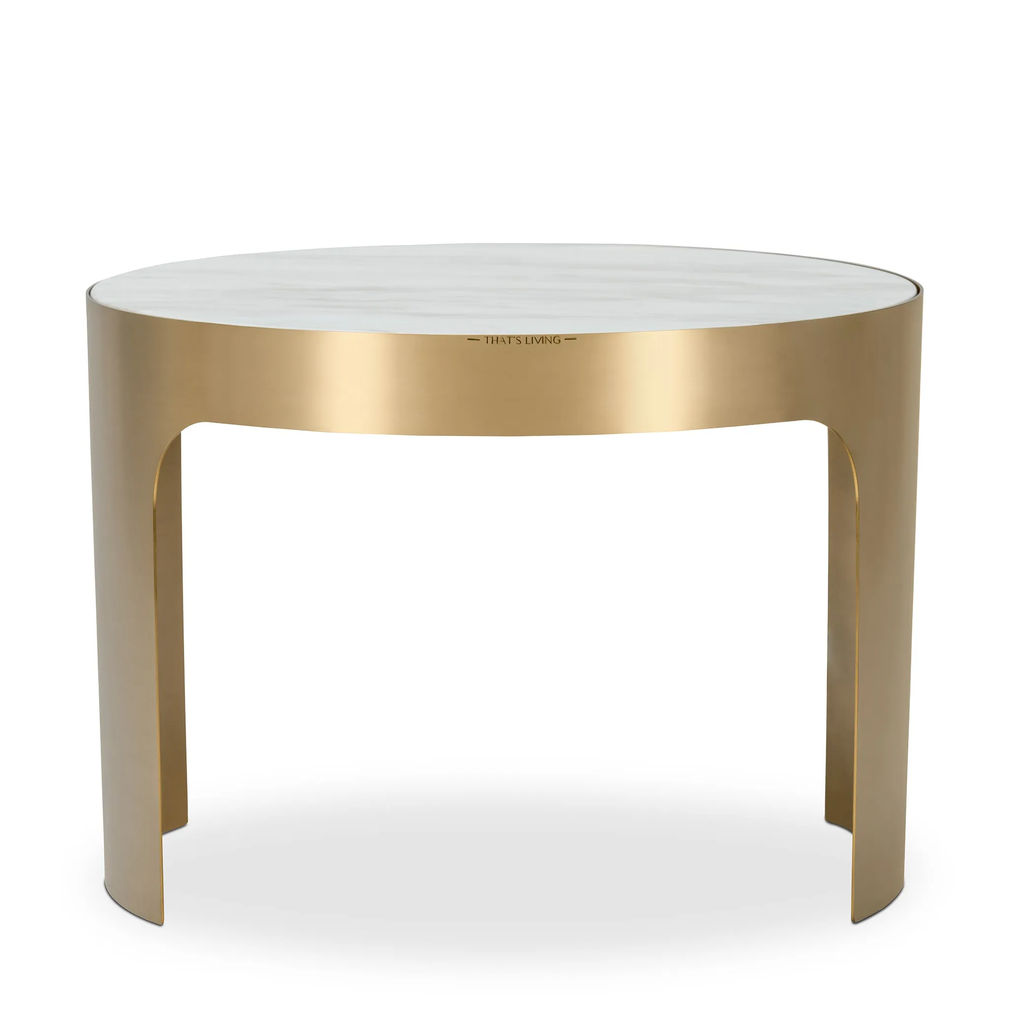 WARREN BRASS TALL COFFEE TABLE