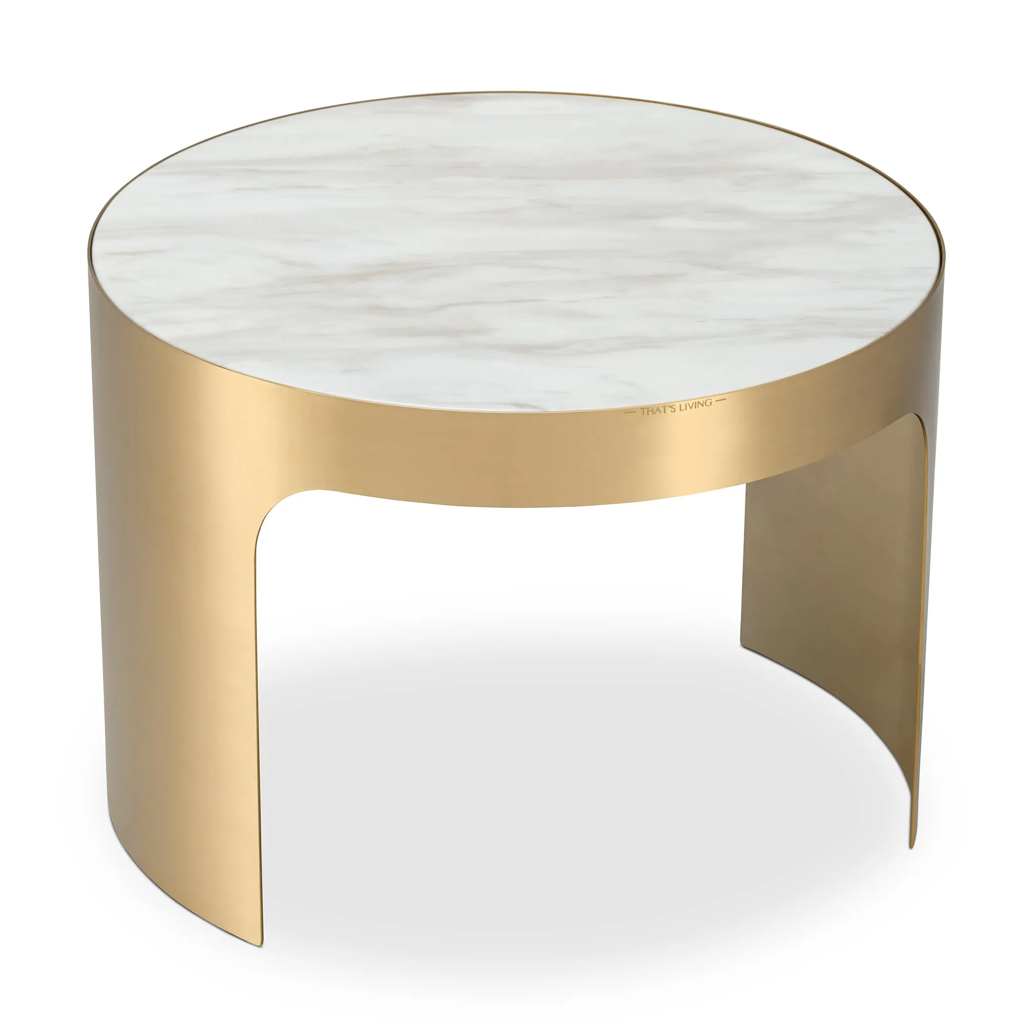 WARREN BRASS TALL COFFEE TABLE