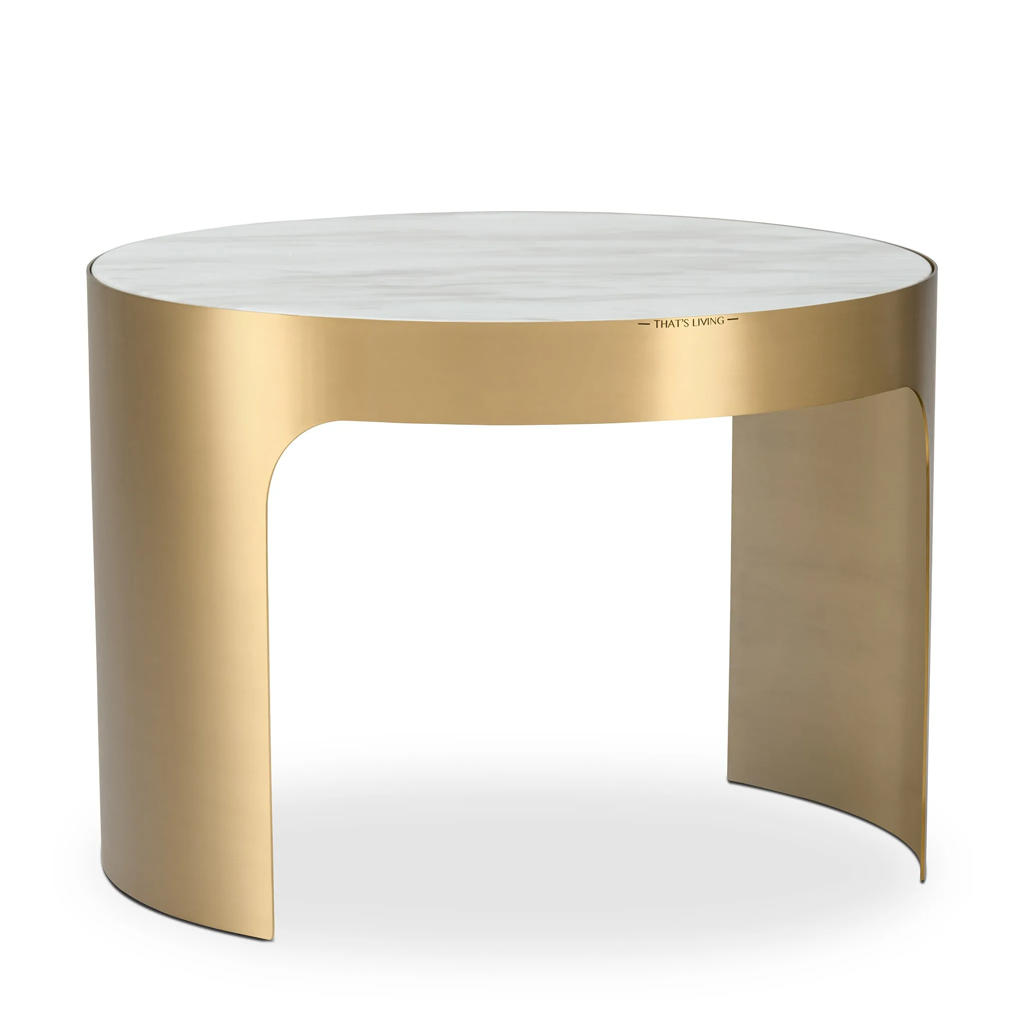 WARREN BRASS TALL COFFEE TABLE