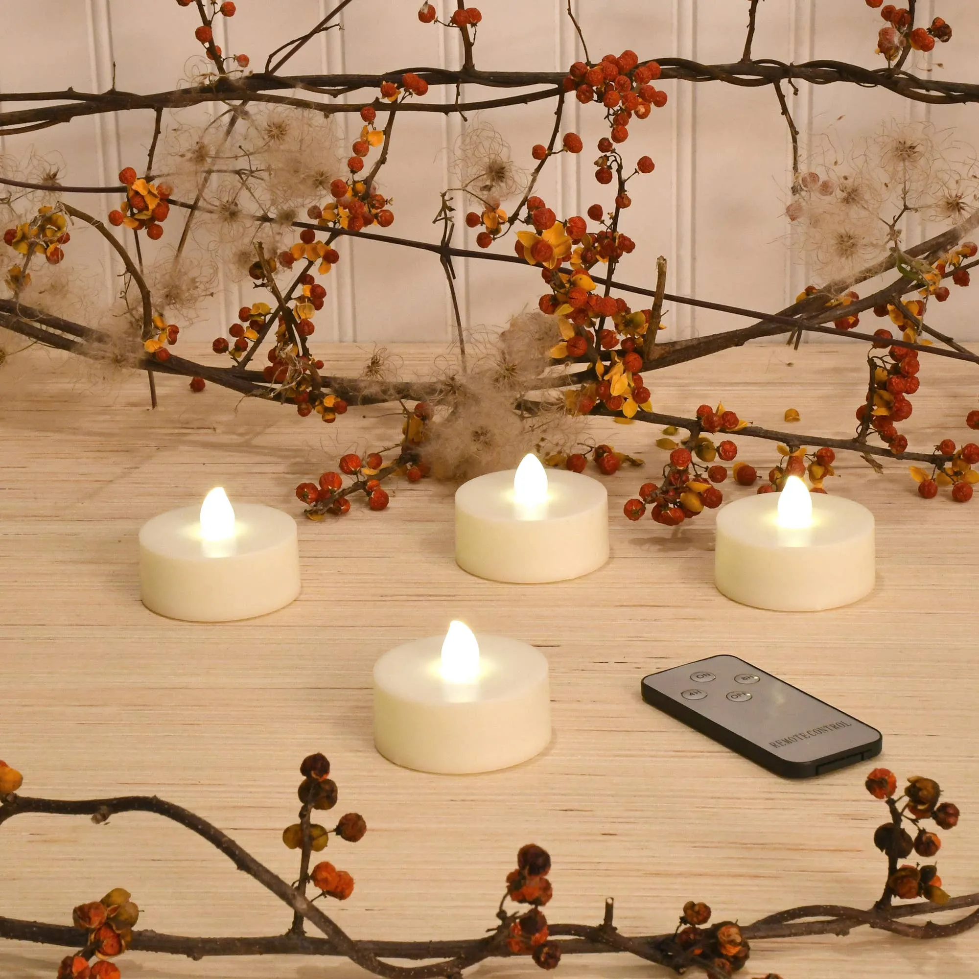 White Extra Large LED Tea Lights