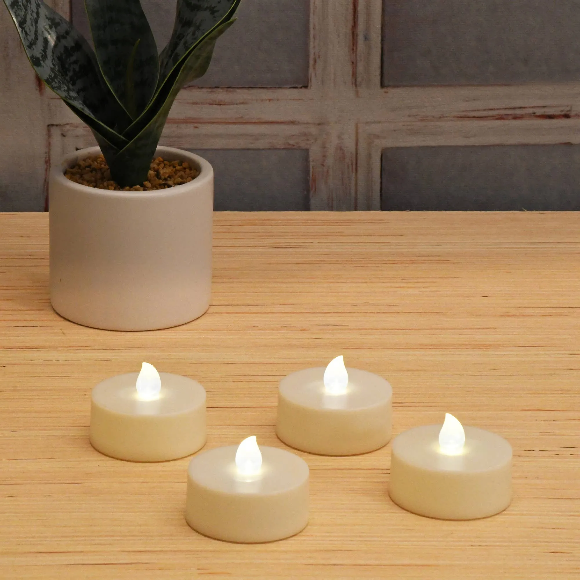 White Extra Large LED Tea Lights