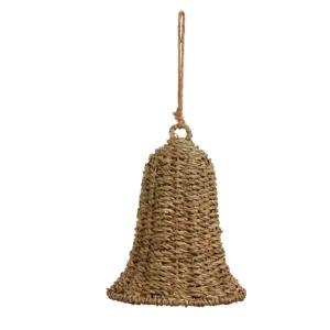 Woven Rattan Bell Ornament