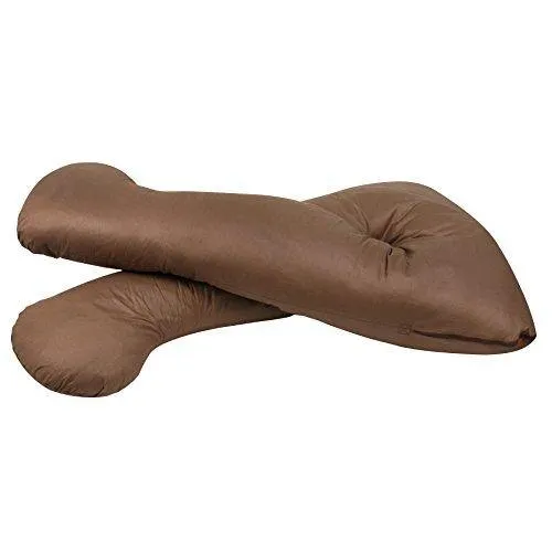 ZENY™ Full Body Maternity Pregnancy Pillow U Shaped Contoured Support Cushion for Pregnant and Nursing Women, w/Washable Zipper Pillowcase