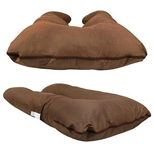 ZENY™ Full Body Maternity Pregnancy Pillow U Shaped Contoured Support Cushion for Pregnant and Nursing Women, w/Washable Zipper Pillowcase